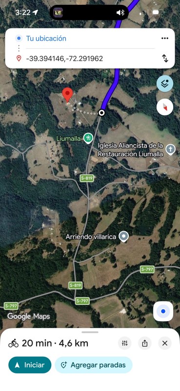 Parcela A 20 Minutos de Villarrica - Sector Liumalla