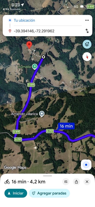Parcela A 20 Minutos de Villarrica - Sector Liumalla