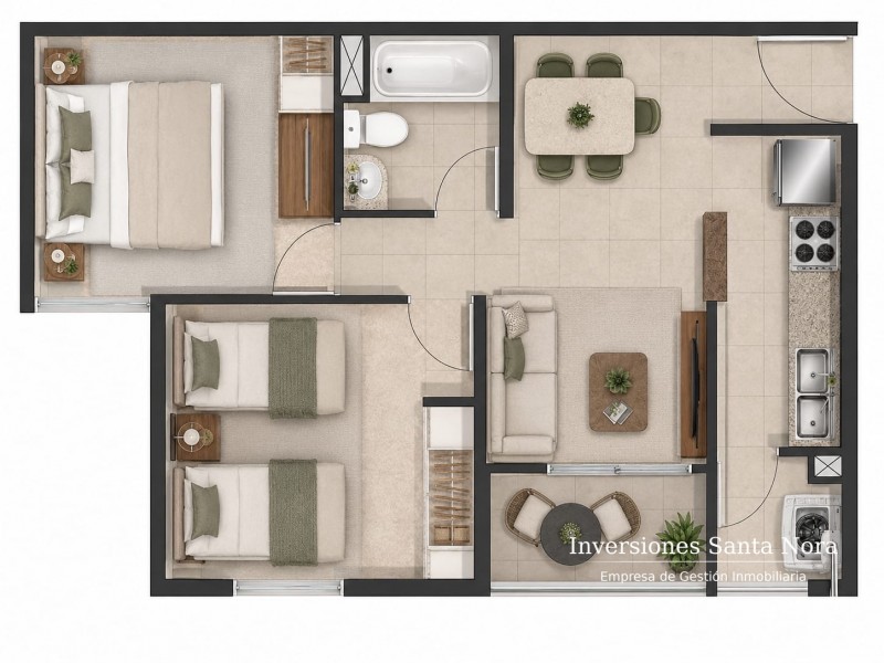 en Venta Departamento 2 Dormitorios la Florida la Serena