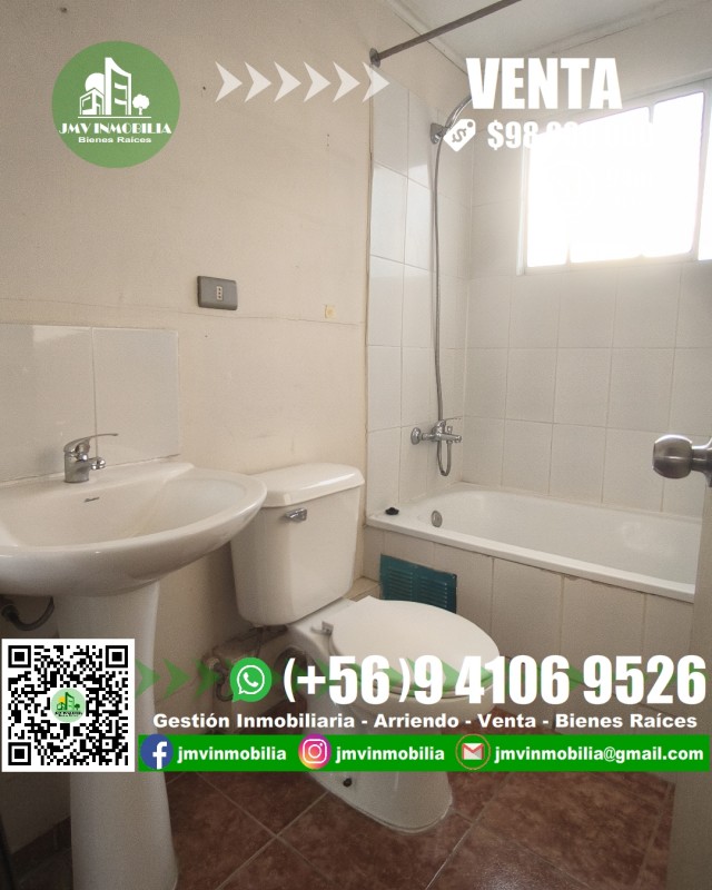 Vendo Casa Villa Doña Rosa de 3D y 2B Con Patio. Chillán
