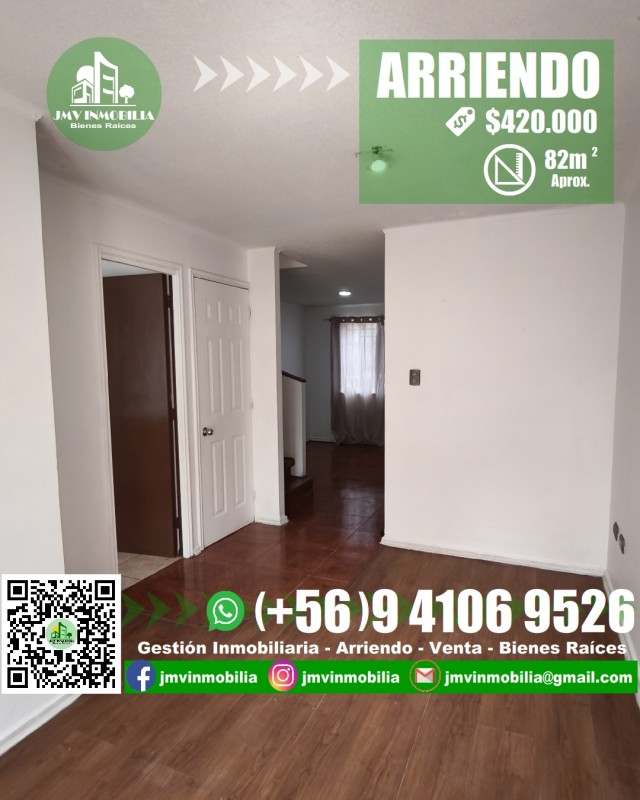 Arriendo Casa 3D y 2B Con Estacionamiento. Chillán
