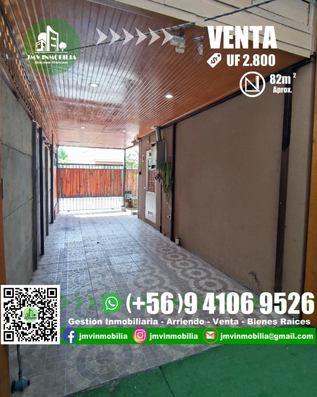 Vendo Casa Parque Lantaño 3D y 2B, Estacionamiento. Chillán