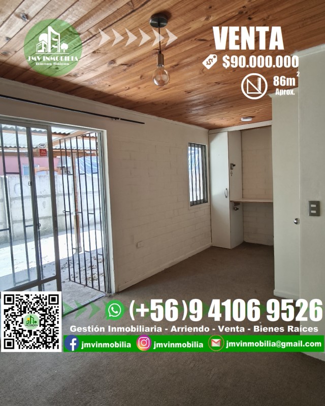 Vendo Casa las Violetas 3D, 2B y Estacionamiento. Chillán