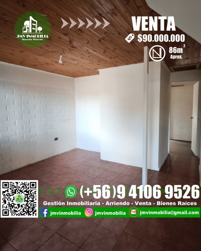 Vendo Casa las Violetas 3D, 2B y Estacionamiento. Chillán