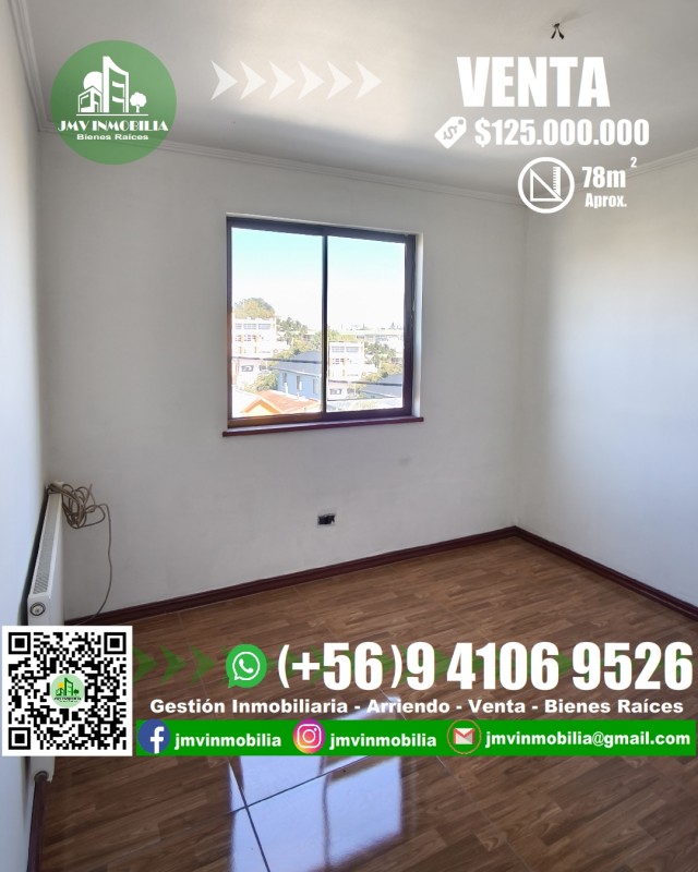 Vendo Depto. 3D y 2B Con 2 Estacionamientos. Chillán