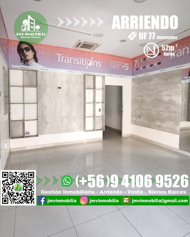 Arriendo Local Comercial Céntrico en Chillán.