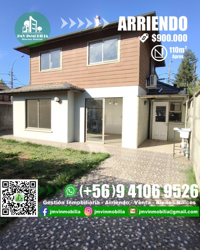 Arriendo Casa 4D y 4B en Esquina. Chillán