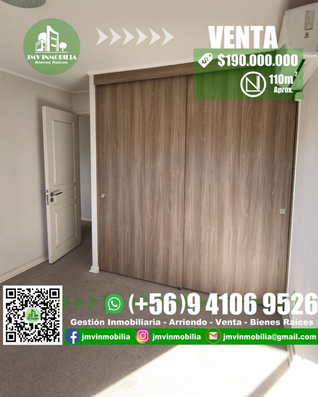 Vendo Casa Barrio Toledo 4D, 4B Con Estacionamiento. Chillán