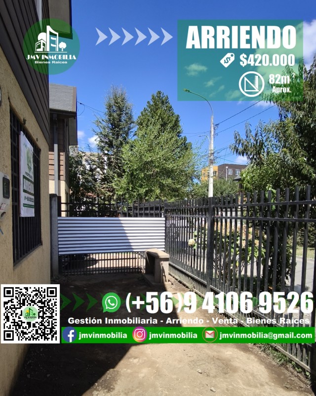 Arriendo Casa 3D y 2B Con Estacionamiento. Chillán