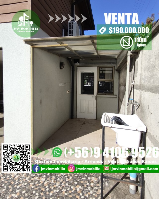 Vendo Casa Barrio Toledo 4D, 4B Con Estacionamiento. Chillán