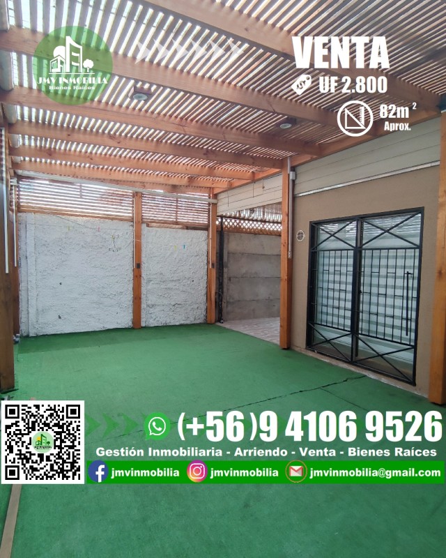 Vendo Casa Parque Lantaño 3D y 2B, Estacionamiento. Chillán