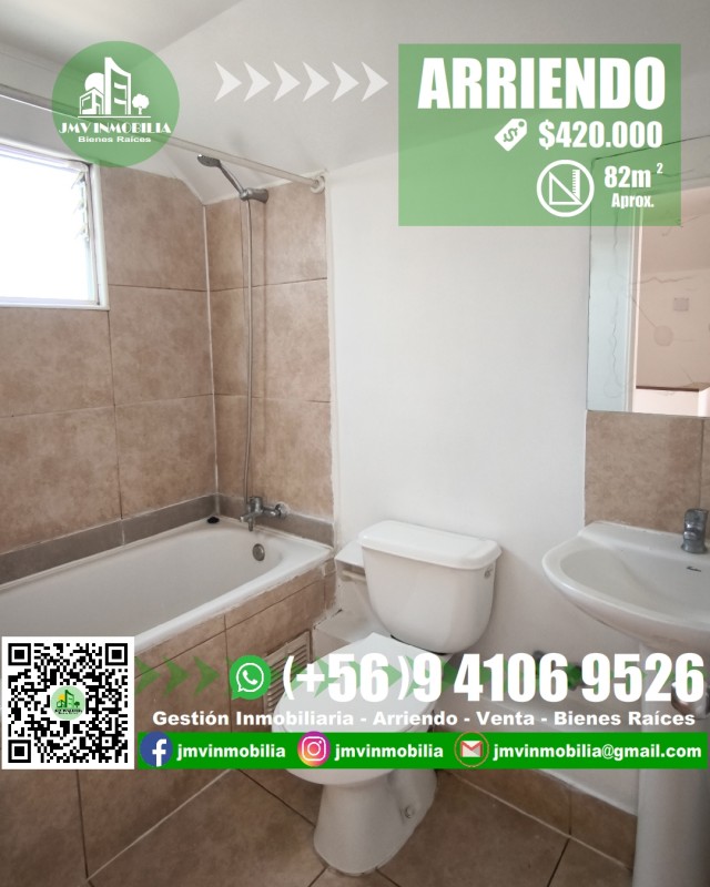 Arriendo Casa 3D y 2B Con Estacionamiento. Chillán