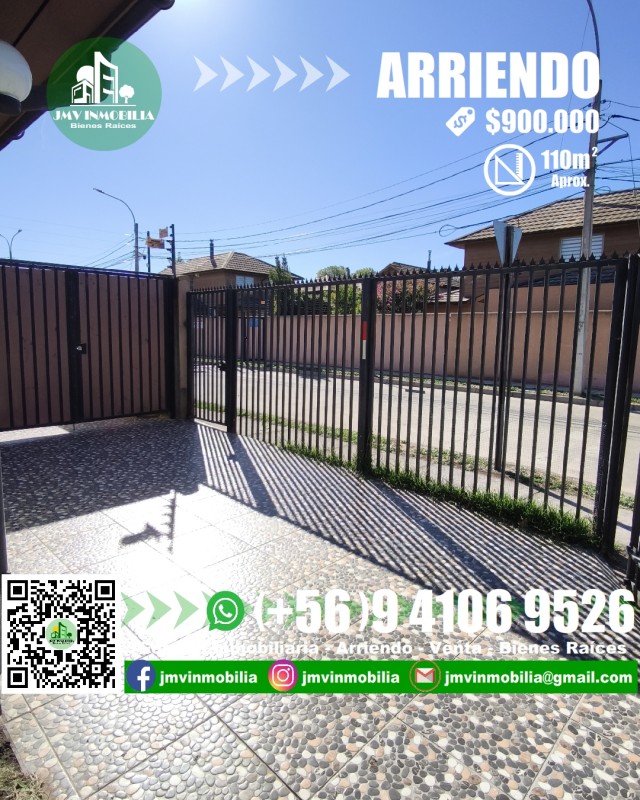 Arriendo Casa 4D y 4B en Esquina. Chillán