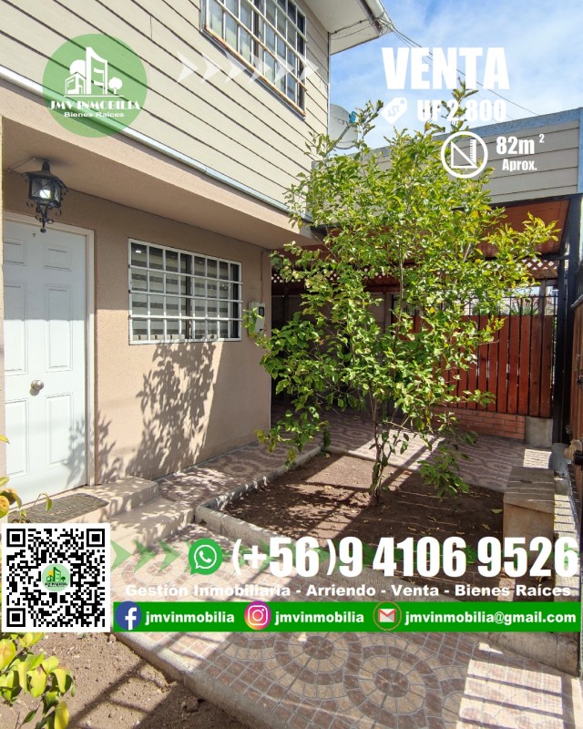 Vendo Casa Parque Lantaño 3D y 2B, Estacionamiento. Chillán