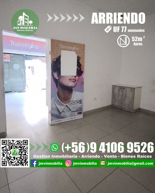 Arriendo Local Comercial Céntrico en Chillán.