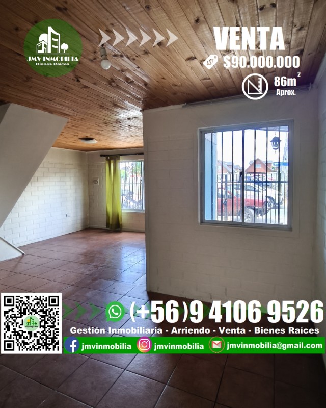 Vendo Casa las Violetas 3D, 2B y Estacionamiento. Chillán