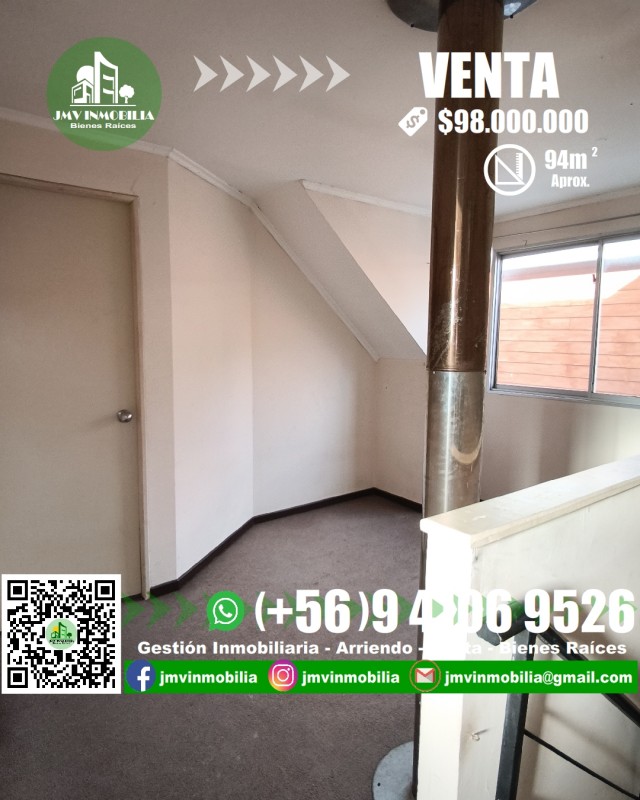 Vendo Casa Villa Doña Rosa de 3D y 2B Con Patio. Chillán