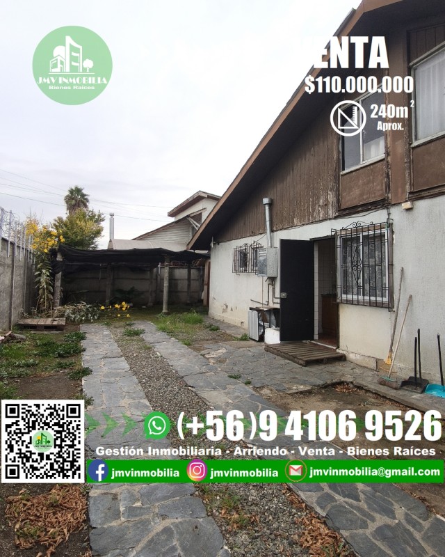 Vendo Casa Villa Magisterio 5D, 1B Estacionamiento. Chillán