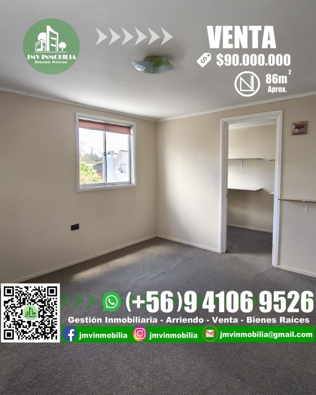 Vendo Casa las Violetas 3D, 2B y Estacionamiento. Chillán