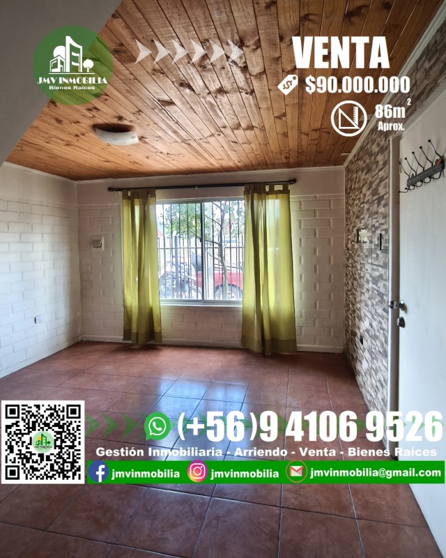 Vendo Casa las Violetas 3D, 2B y Estacionamiento. Chillán