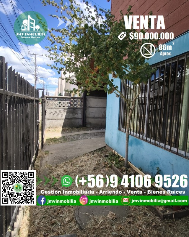Vendo Casa las Violetas 3D, 2B y Estacionamiento. Chillán