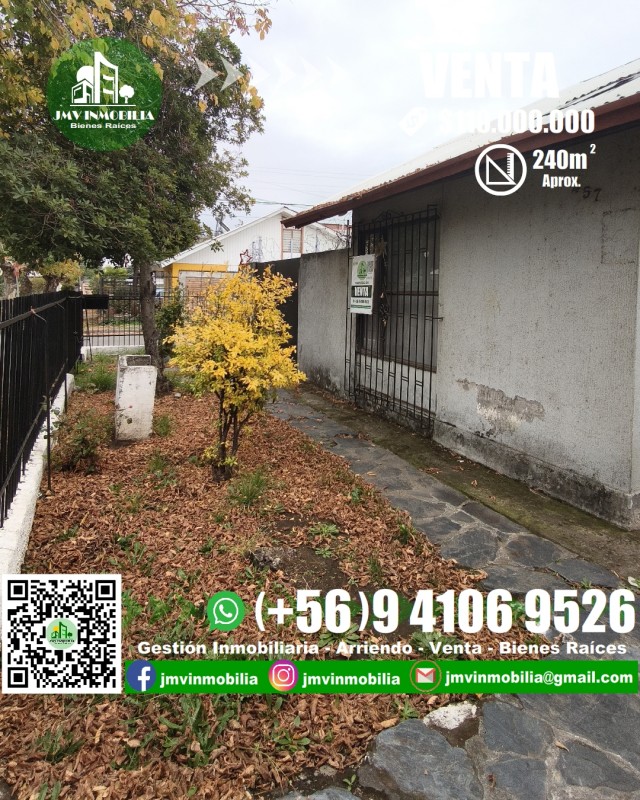 Vendo Casa Villa Magisterio 5D, 1B Estacionamiento. Chillán