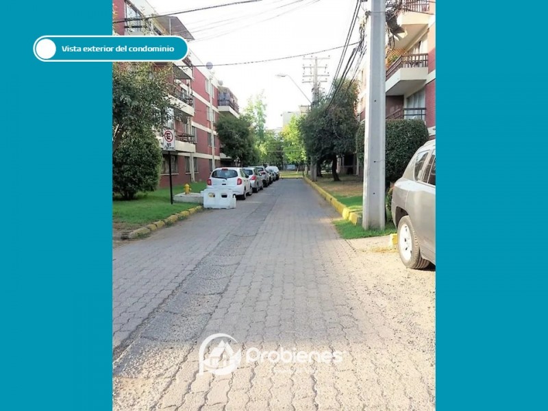 Departamento 3D, 1B en Barrio Residencial de Providencia