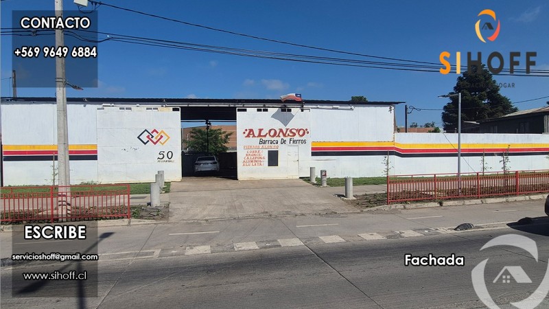 Se Vende Sitio Comercial en Calle Huambali, Chillán