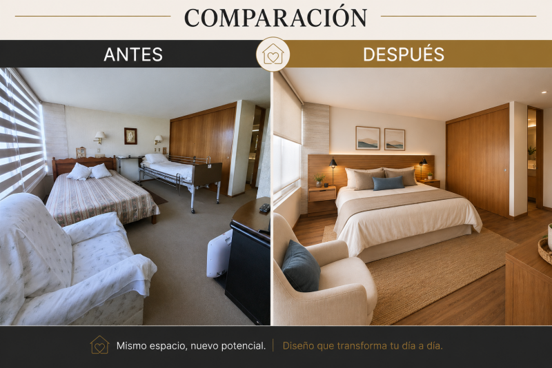 Departamento en Venta de 3 + Servicios Dorm. en las Condes