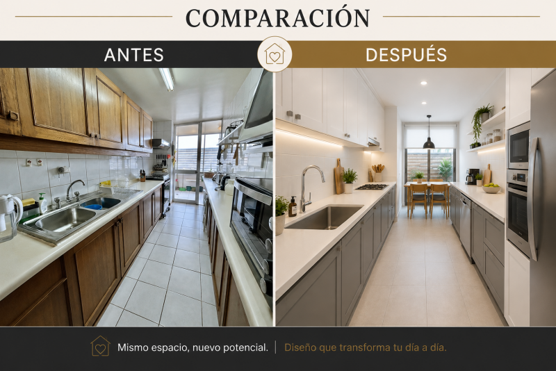 Departamento en Venta de 3 + Servicios Dorm. en las Condes