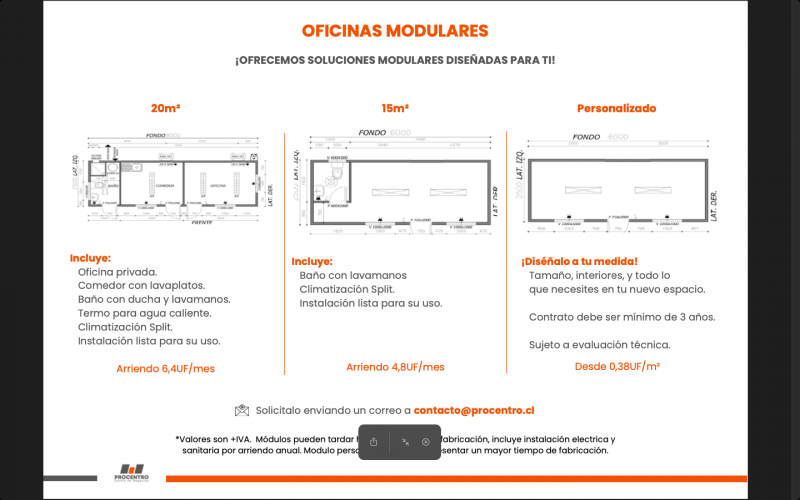 Pro Centro Bodegas , Huechuraba, Lampa y Ciudad Empresarial