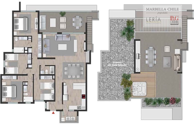 Moderno Departamento en Marbella,