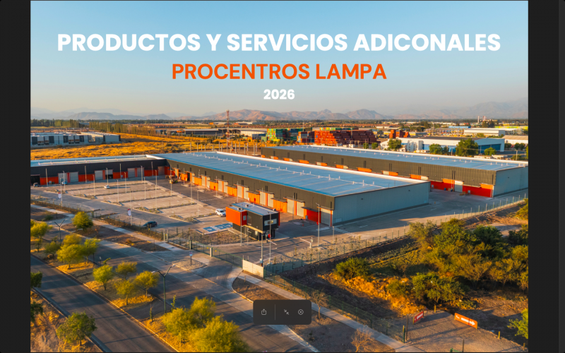 Pro Centro Bodegas , Huechuraba, Lampa y Ciudad Empresarial