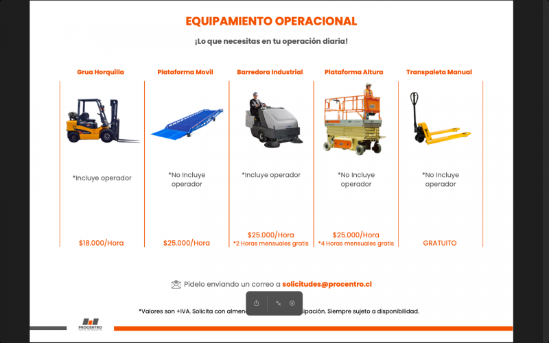 Pro Centro Bodegas , Huechuraba, Lampa y Ciudad Empresarial
