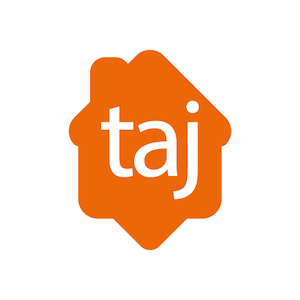 Logotipo de Taj Propiedades