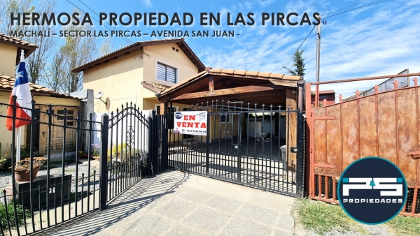 P&S Propiedades Spa Vende Hermosa Propiedad en Las Pircas -