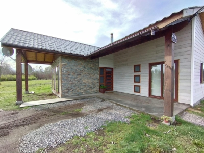 Casa en parcela en loteo camino Freire - Villarrica km 15