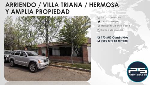 Excelente y Amplia Casa en Villa Triana