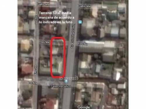 Se vende  Sitio Urbano, Calle Colón Talcahuano