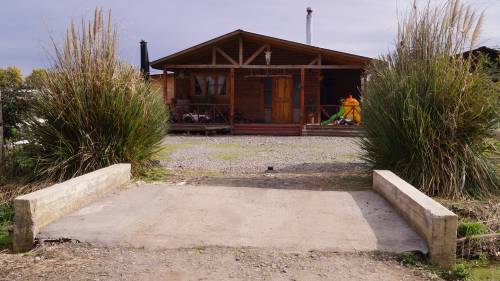 linda casa tipo cabaña en sector rural de linares